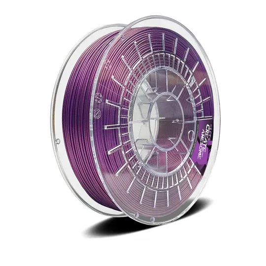 Purple 3D printer filament spool in clear reel – The Drip “Witch Please”