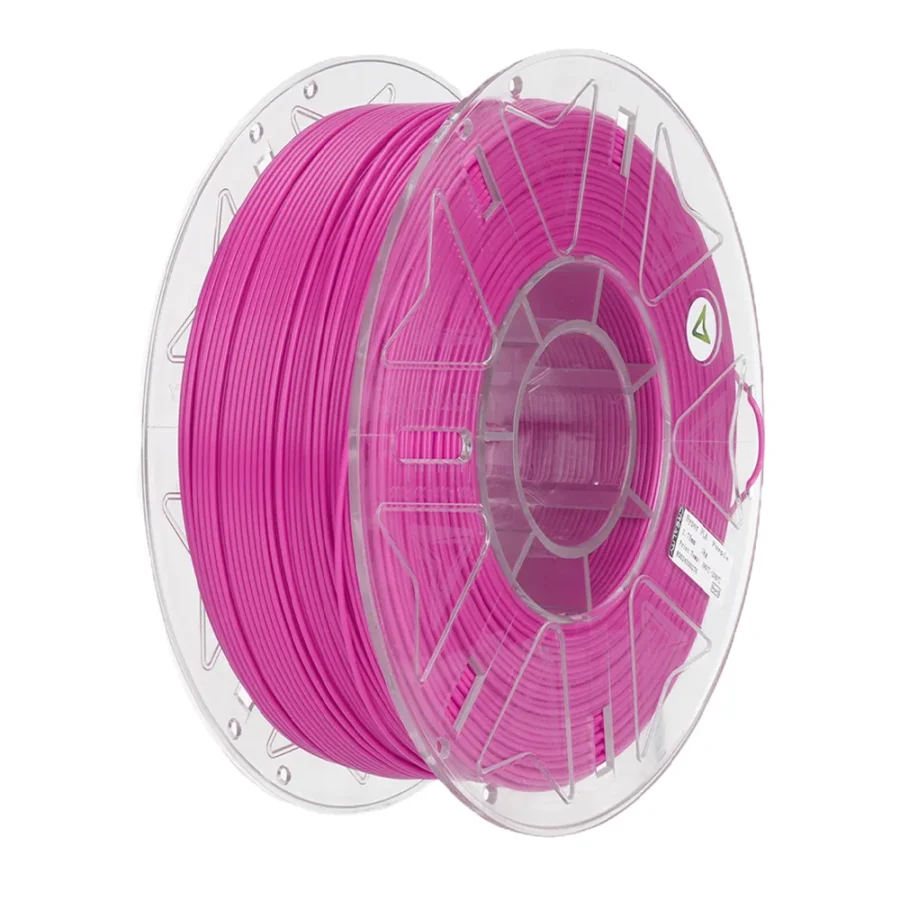 Страничен изглед на Creality RFID Hyper PLA – равномерно навиване за стабилно подаване при високи скорости в лилав цвят