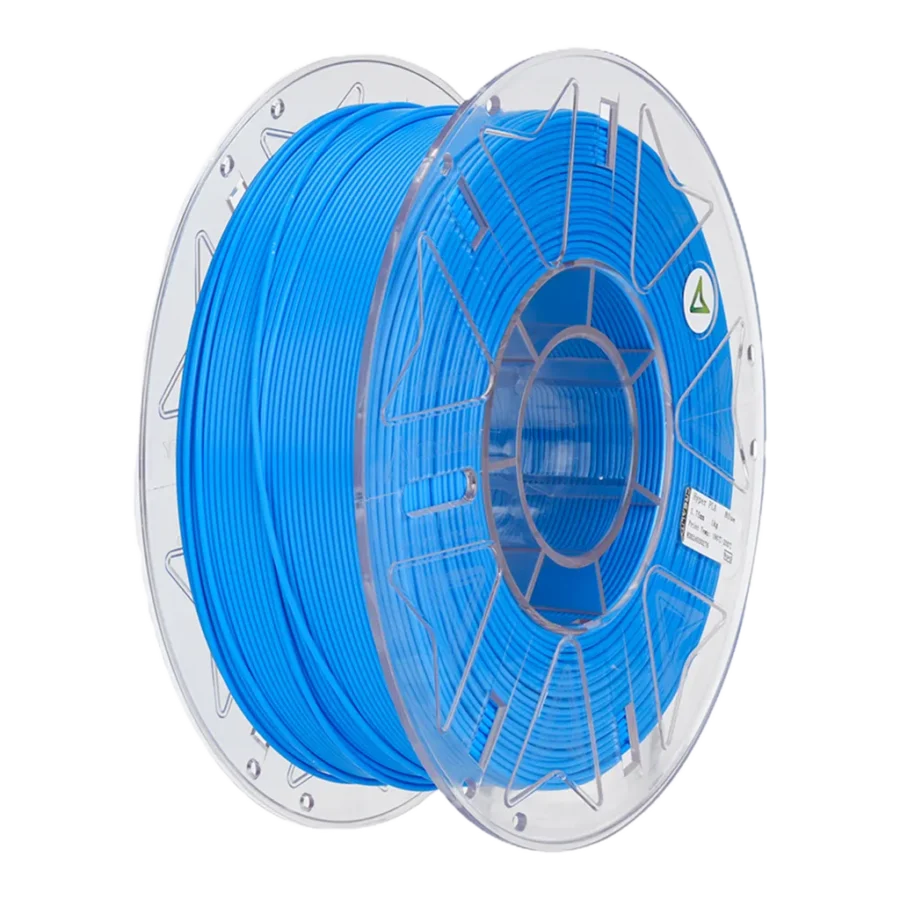Фронтален изглед на Creality RFID Hyper PLA – PLA филамент 1.75 mm, син цвят, макара 1 kg, с RFID таг